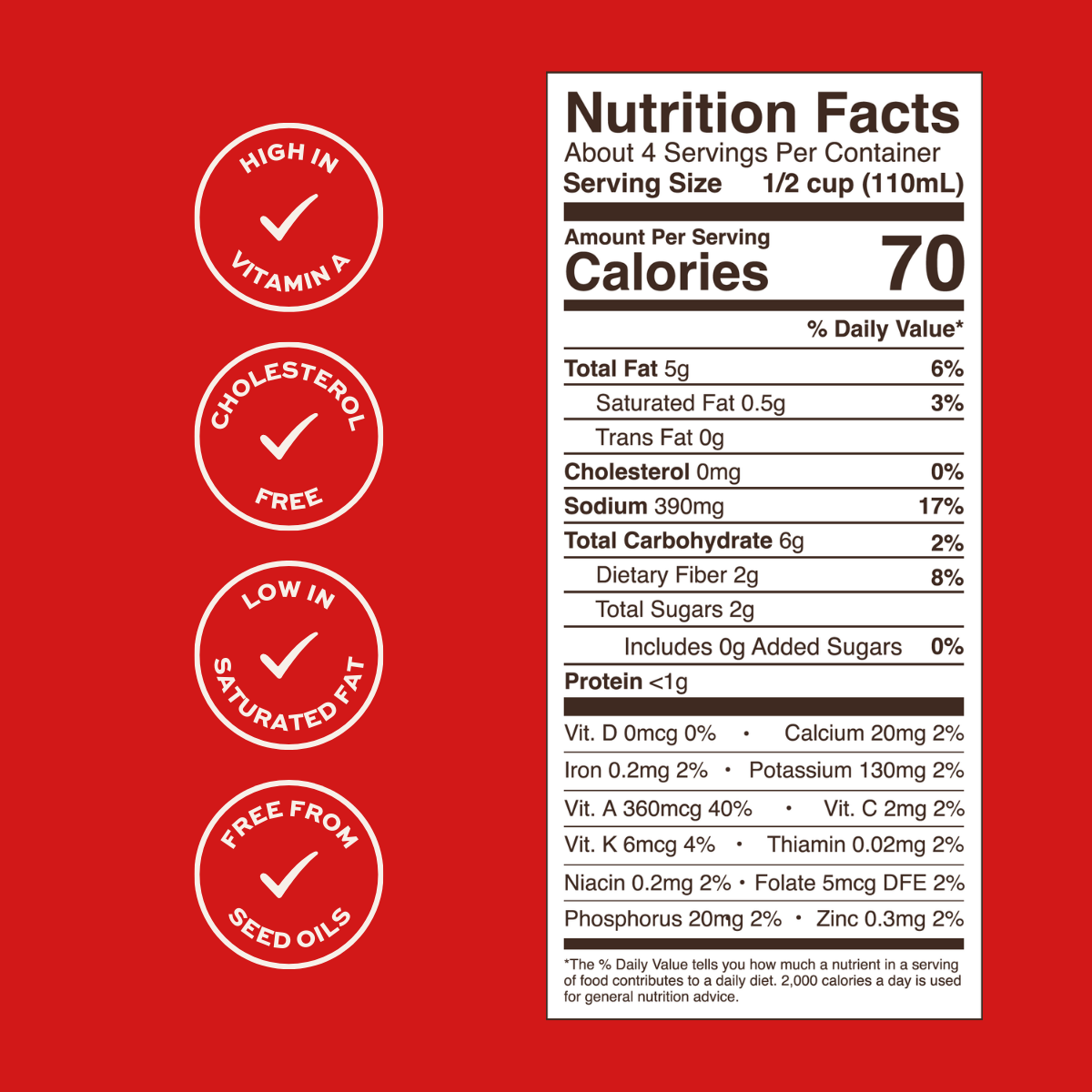 Marinada™ 16 oz Jar | Tomato-Free Marinara |12ct case