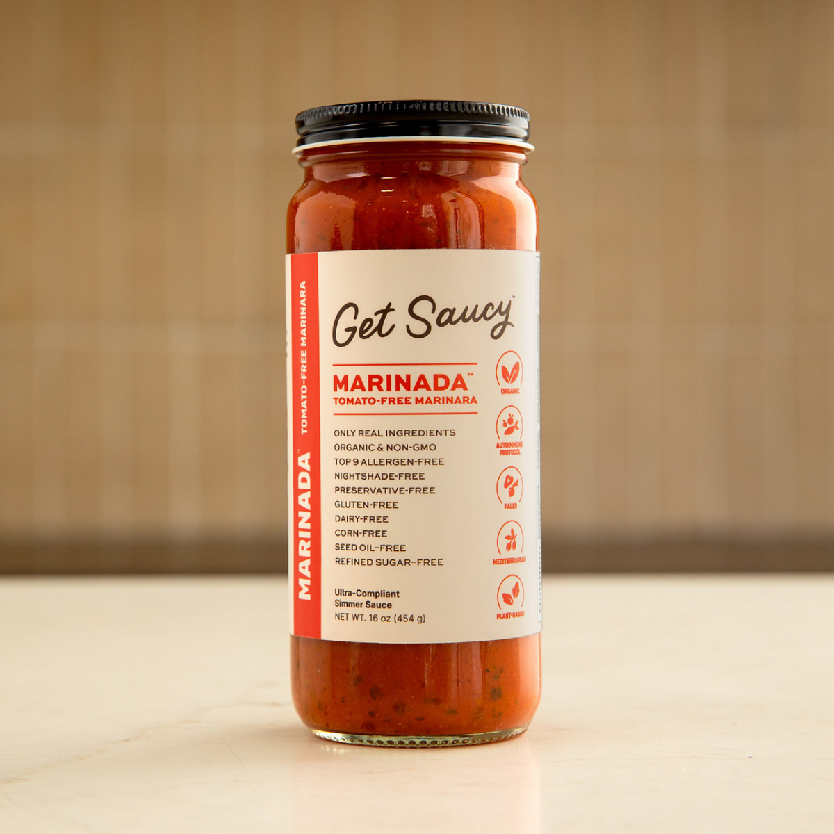 Marinada™ 16oz | Tomato-Free Marinara (Master Case, 12ct)