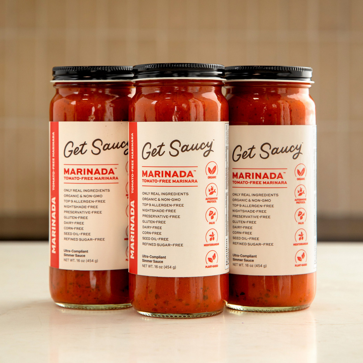 Marinada™ 16 oz | Tomato-Free Marinara (Master Case, 12ct)