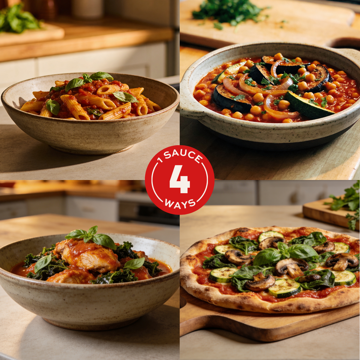 Marinada™ 16 oz Jar | Tomato-Free Marinara |12ct case