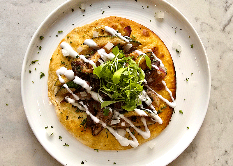 Veggie Fajitas on Grain-Free Tortillas